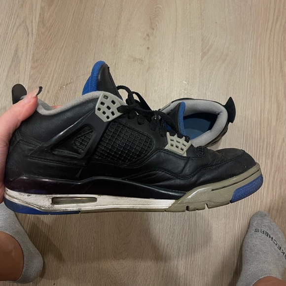 Nike Air Jordan Retro 4s Royal Blue Black Motorsports - Picture 5 of 5